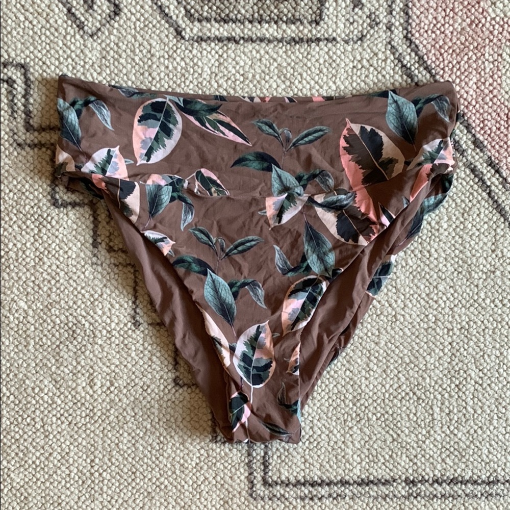 Malai high rise bikini bottom